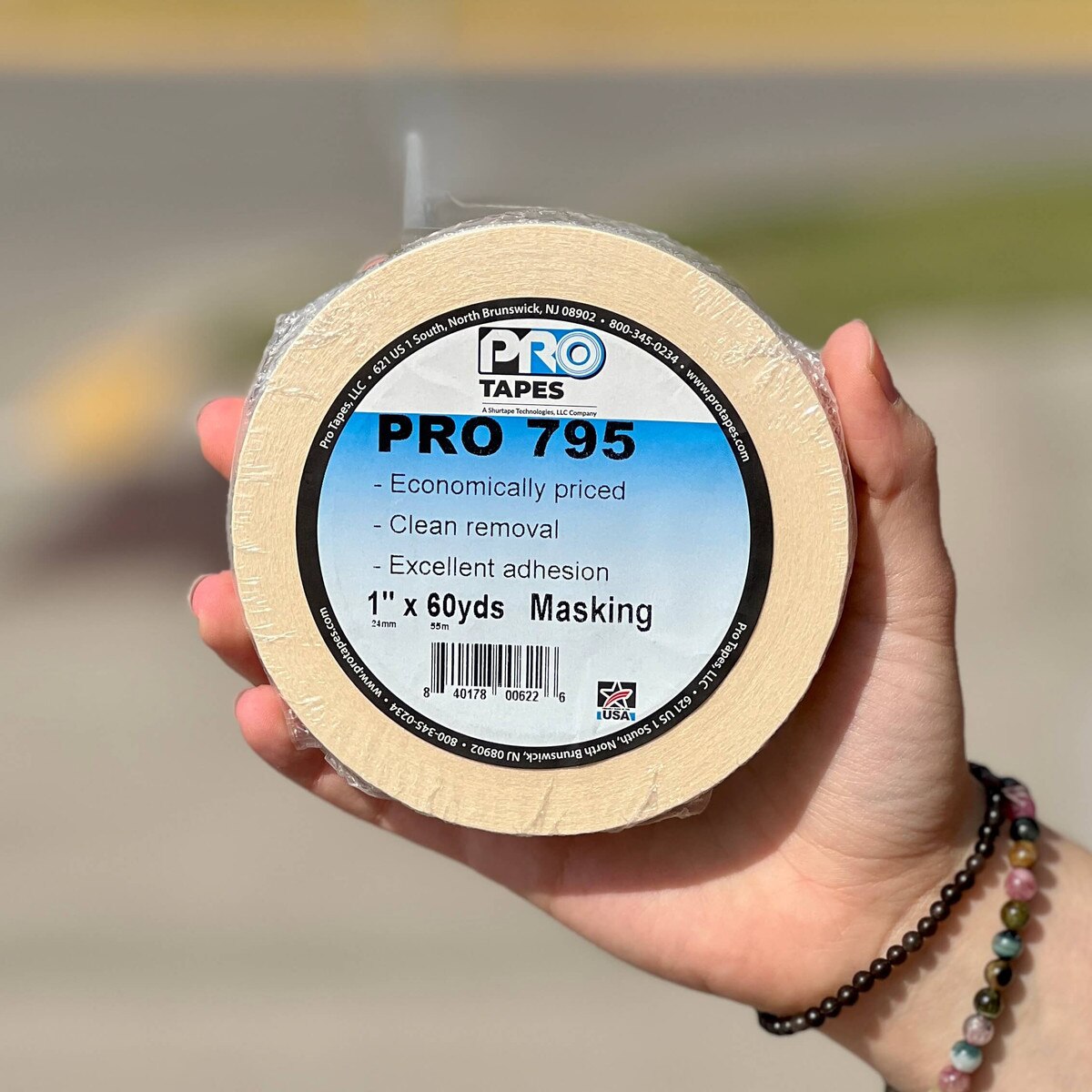 MASKING TAPE 1 INCH X 60 YD